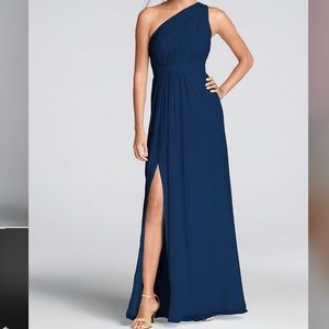 Marine One Shoulder Bridesmaid - size 2